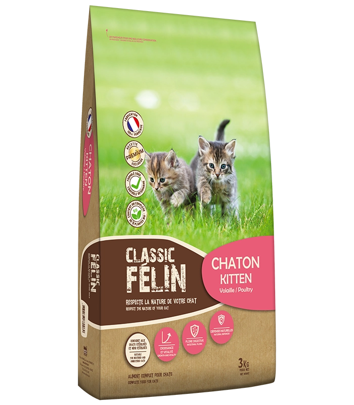 Classic félin chaton sac de 3kg